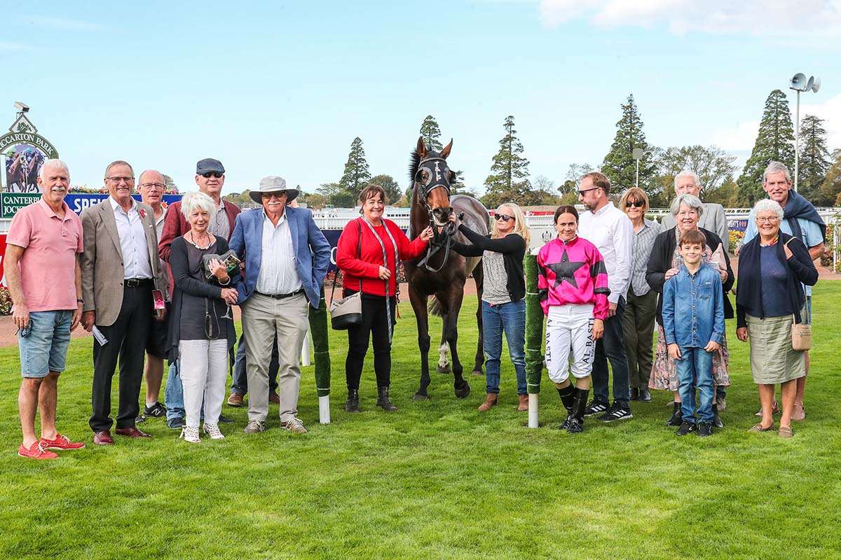A very happy crew after a hat trick of wins!
