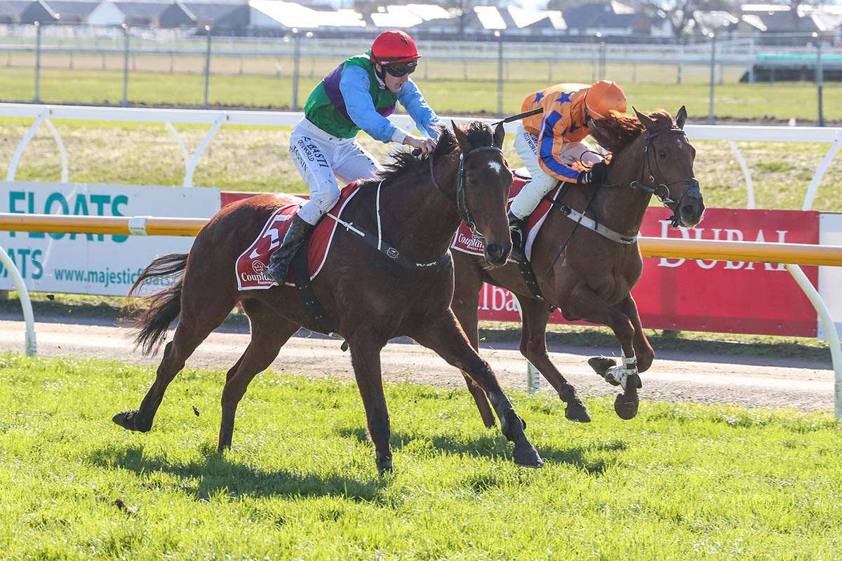 Winning the steeplechase on 11th August 2021 at Riccarton