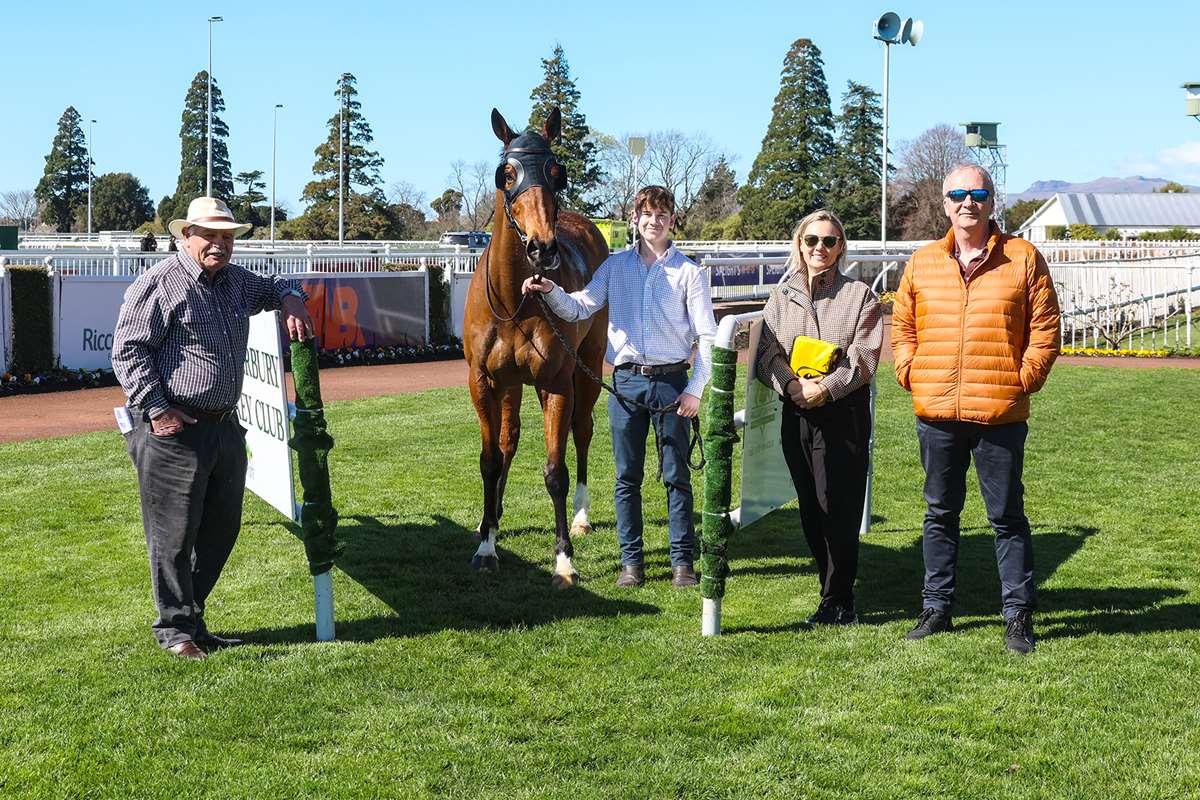 Enjoying Giannis winning at Riccarton on 11 September 2025